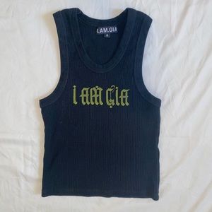 I AM GIA ribbed tank